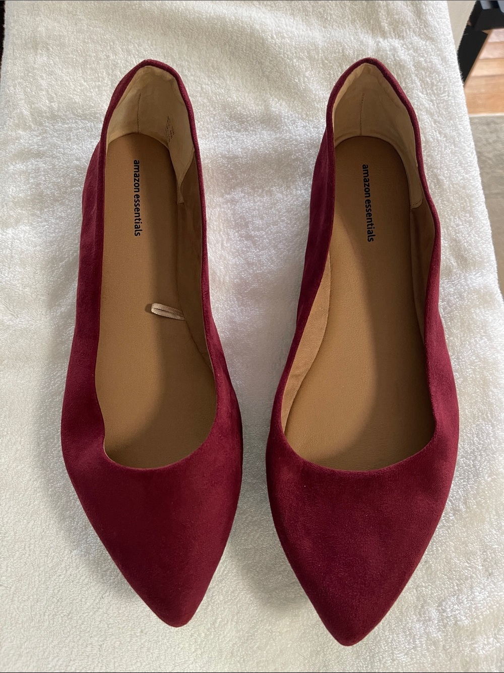 Mauve ballet flats